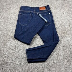 Baldwin Suitsupply The Miles Mid-Rise Slim Cut Jeans Dark Indigo Selvedge USA 29
